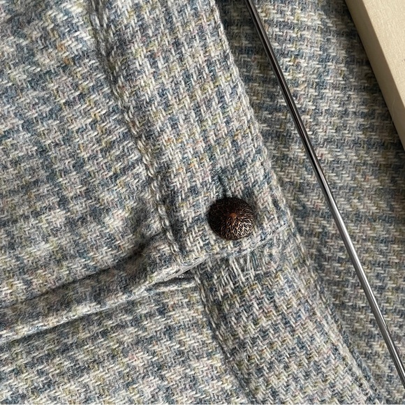 TRISTAN & ISEULT Vintage Plaid Skirt in Neutral Tones - Picture 5 of 6